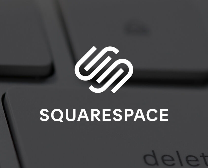 reasons to avoid website builders image showing the squarespace logo