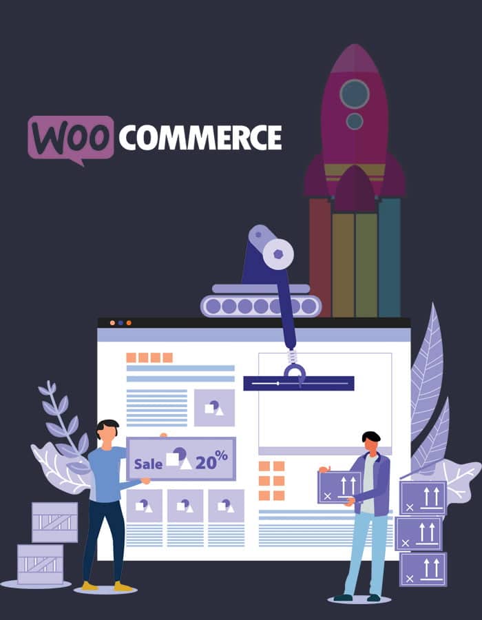 Ecommerce Website Design illustration